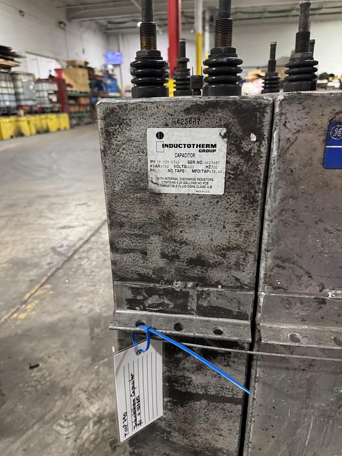 Used INDUCTOTHERM CAPACITORS