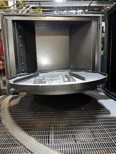 Used BCP 96" SWING TABLE ROTARY SHOT BLAST MACHINE