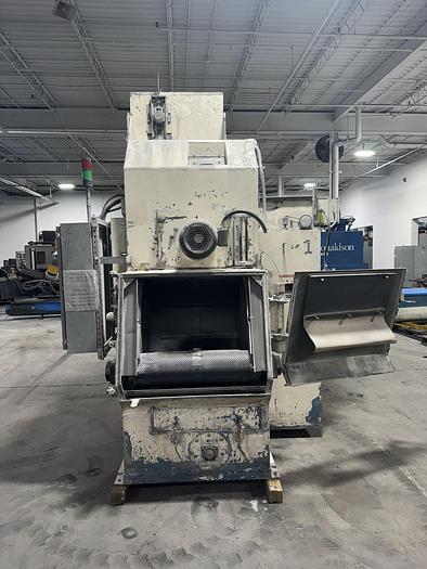 Used WHEELABRATOR WTB-3 RUBBER BARREL TUMBLE BLAST MACHINE