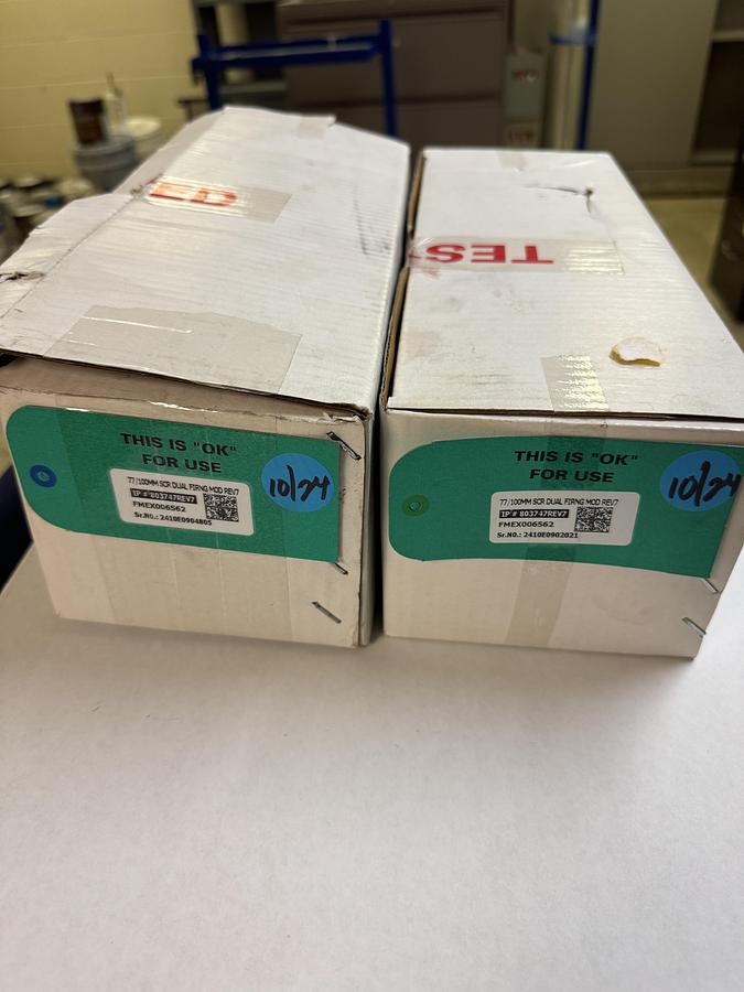 Used INDUCTOTHERM 803747 REV7 DUAL FIRING MODULE