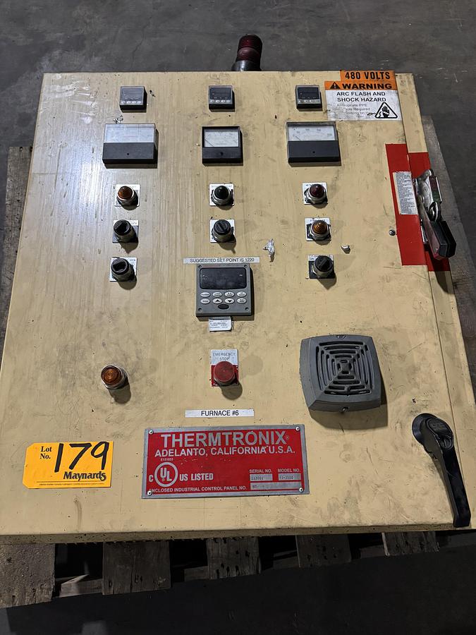 Used 2011 THERMTRONIX  RS-3000 ELECTRIC HEATED SILICON CARBIDE CRUCIBLE ALUMINUM TYPE.