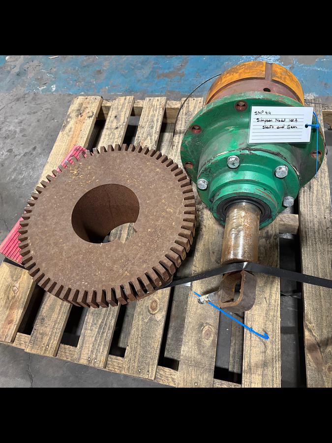 Used SIMPSON  100B SHAFT & GEAR