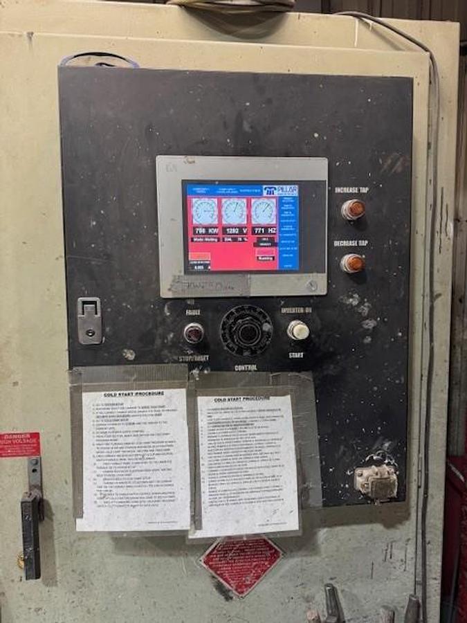 Used 2005 PILLAR MK17 1250 KW INDUCTION MELTING POWER SUPPLY