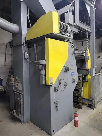 Used WHEELABRATOR TRB-6 RUBBER BELT BLASTING MACHINE
