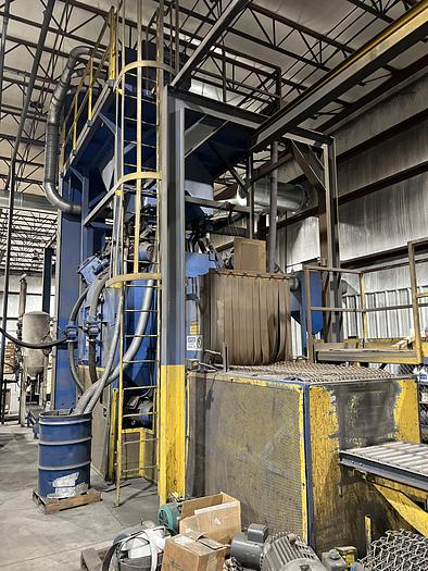 Used 2007 WHEELABRATOR CONTINUOUS WIRE MESH BELT SHOT BLAST