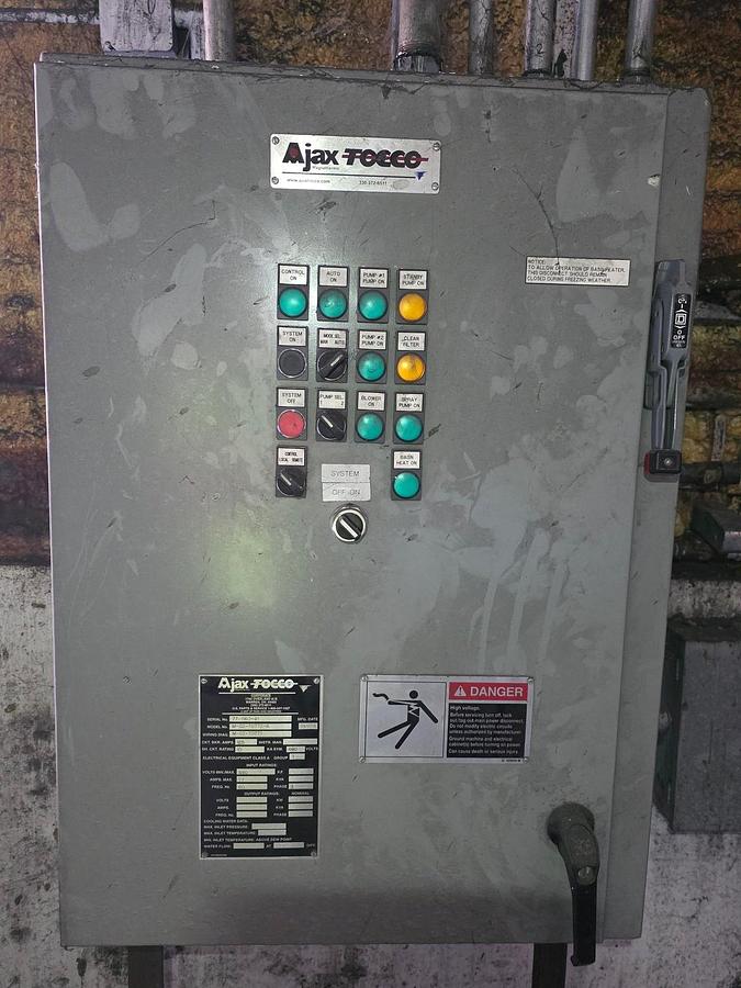 Used 2018 AJAX TOCCO PACER-II INDUCTION MELTING FURNACE, 2.5 TON