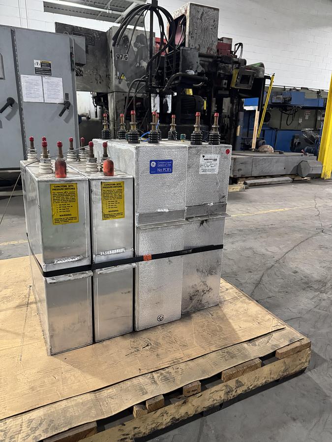 Used INDUCTOTHERM B141328 CAPACITORS