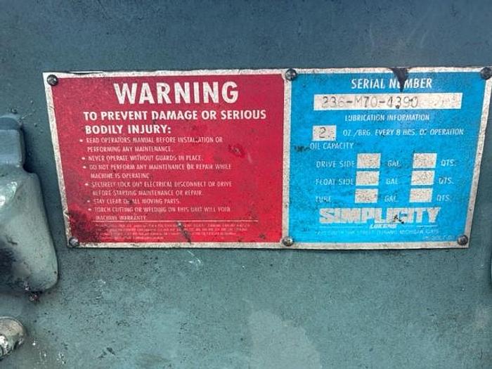 Used SIMPLICITY 2 STAGE SHAKER