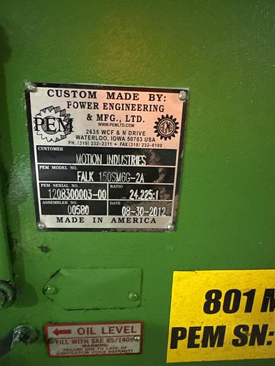 Refurbished FALK 150 SM6G ENCLOSED GEAR BOX (Sale Pending)