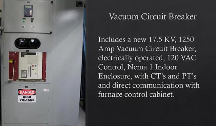 Used EAF - ELECTRIC ARC FURNACE 1 TON ELECTRIC ARC FURNACE