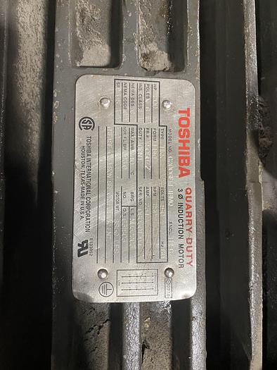 Used TOSHIBA  200 HP MOTOR