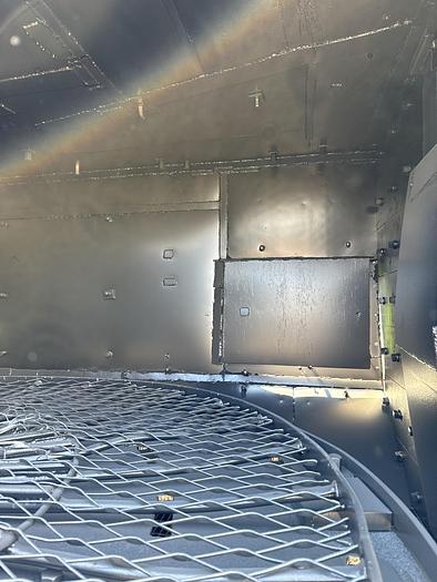 Used WHEELABRATOR 96" DOUBLE DOOR TURN TABLE