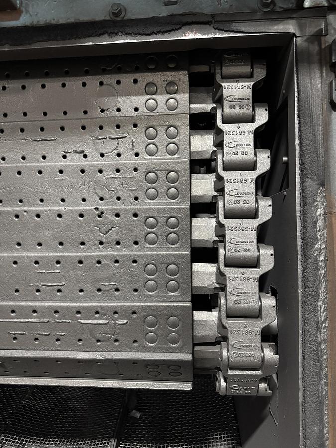 Used WHEELABRATOR 14 SUPER II TUMBLE BLAST FINISHING MACHINE