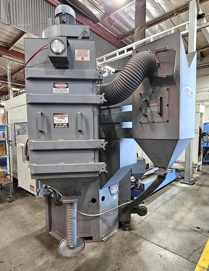 Used CARDINAL 3 WHEEL 36" TABLE TYPE BLAST CABINET