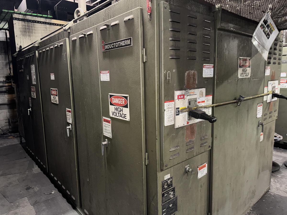 Used 2001 INDUCTOTHERM VIP POWER TRAK 3000-2CR, 3000 KW