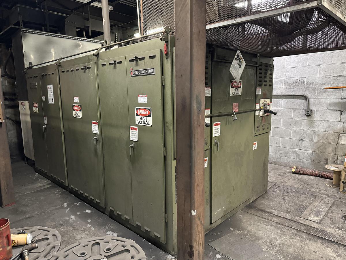 Used 2001 INDUCTOTHERM VIP POWER TRAK 3000-2CR, 3000 KW