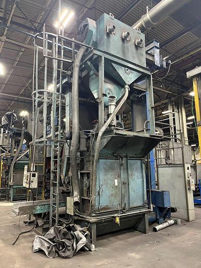 Used WHEELABRATOR 14 SUPER II TUMBLE BLAST FINISHING MACHINE