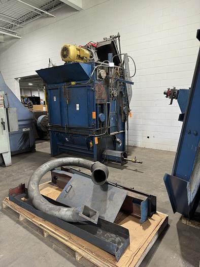 Used WHEELABRATOR 14 SUPER II TUMBLE BLAST MACHINE