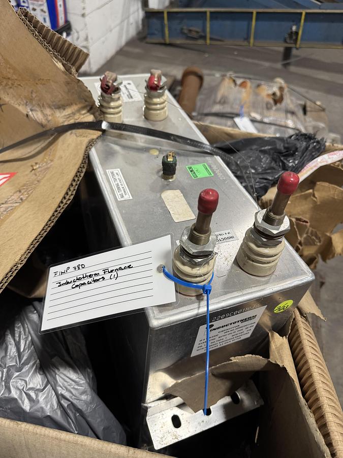 Used INDUCTOTHERM CAPACITORS