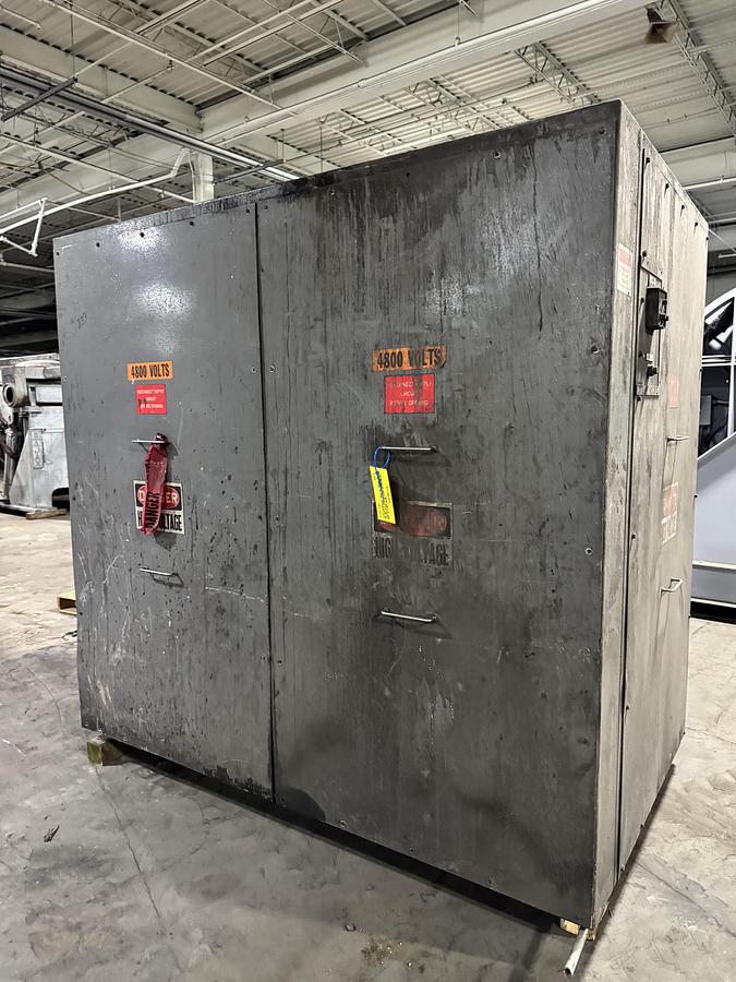 Used 2011 INDUCTOTHERM VIP 1500 KW POWER MELT, 3 TON