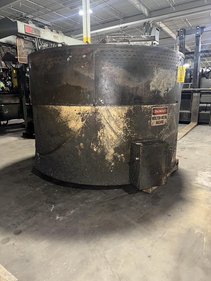 Used 2011 THERMTRONIX  RS-3000 ELECTRIC HEATED SILICON CARBIDE CRUCIBLE ALUMINUM TYPE.