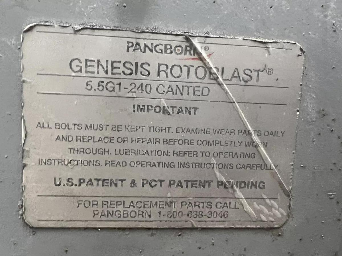 Used PANGBORN GENESIS ROTOBLAST WHEEL