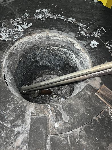 Used SCHAEFER NATURAL GAS-FIRED CRUCIBLE MELTING FURNACE