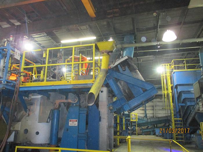 Used 2013 OTTO JUNKER AUTOMATIC POURING INDUCTION FURNACE