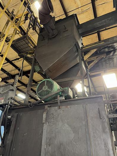 Used 2004 DELONG SUPER 14 RUBBER BELT TUMBLE BLAST MACHINE