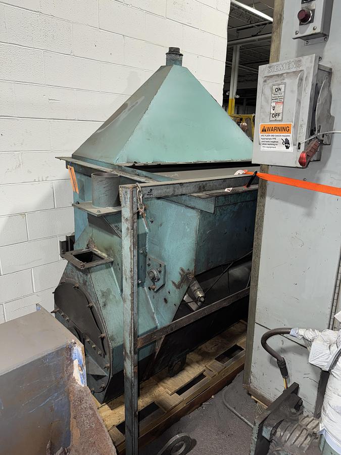 Used WHEELABRATOR 14 SUPER II TUMBLE BLAST FINISHING MACHINE