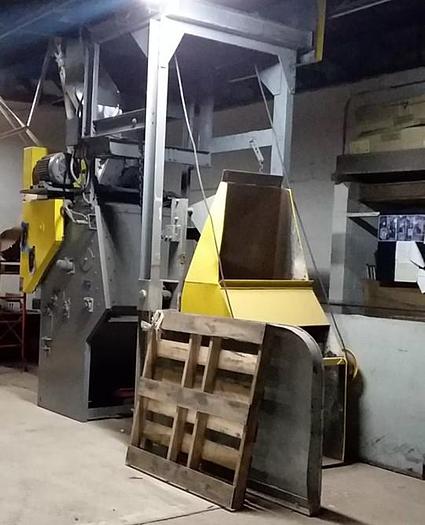 Used WHEELABRATOR TRB-6 RUBBER BELT BLASTING MACHINE