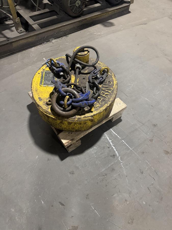 Used STEARNS 20" INDUSTRIAL LIFTING ELECTROMAGNET