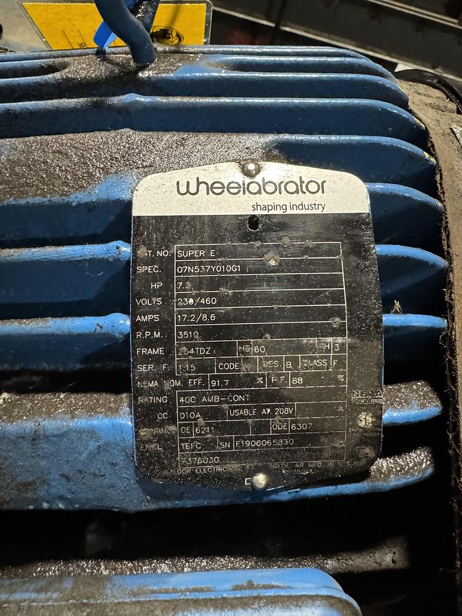 WHEELABRATOR EZ-FIT SHOT BLAST WHEEL