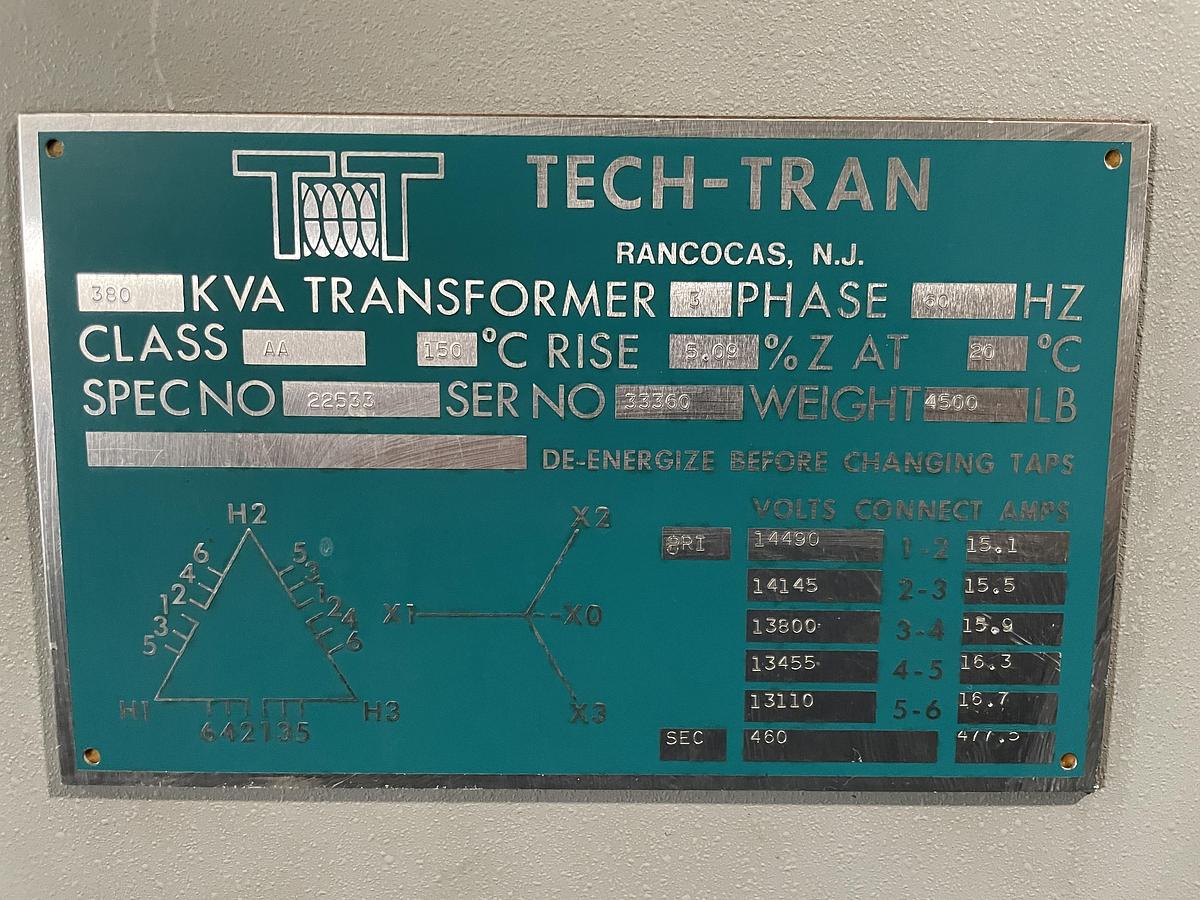 Used 2001 INDUCTOTHERM VIP POWER MELT 350-6CR POWER SUPPLY
