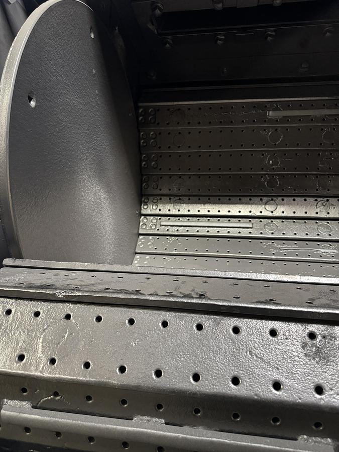 Used WHEELABRATOR 14 SUPER II TUMBLE BLAST FINISHING MACHINE