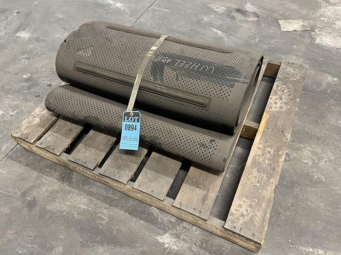 Used WHEELABRATOR WTB-3 RUBBER BARREL TUMBLE BLAST MACHINE