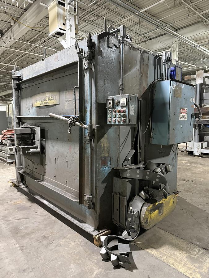 Used WHEELABRATOR 72"SWING TABLE SHOT BLAST