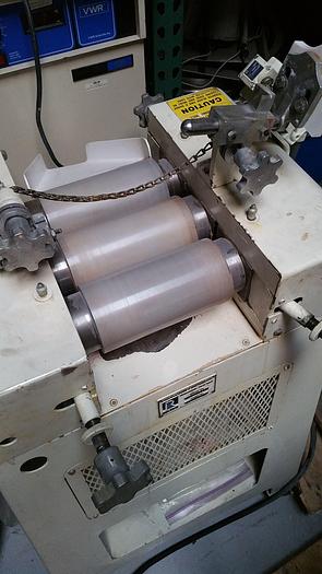 Used 4″ X 8″ ROSS THREE ROLL MILL – ALUMINA ROLLS (#9385)