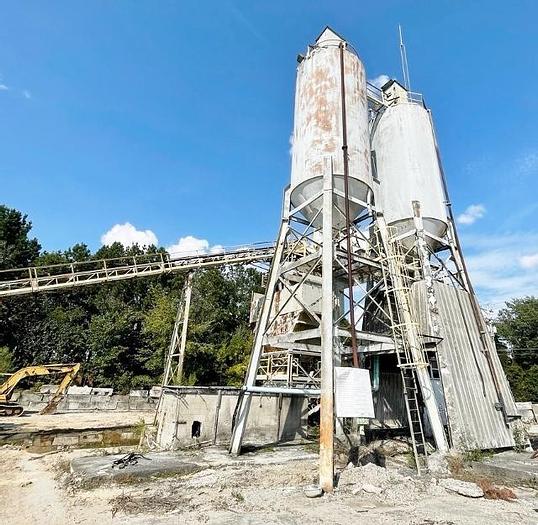 Used Erie Strayer Stationary Concrete Batch Plant