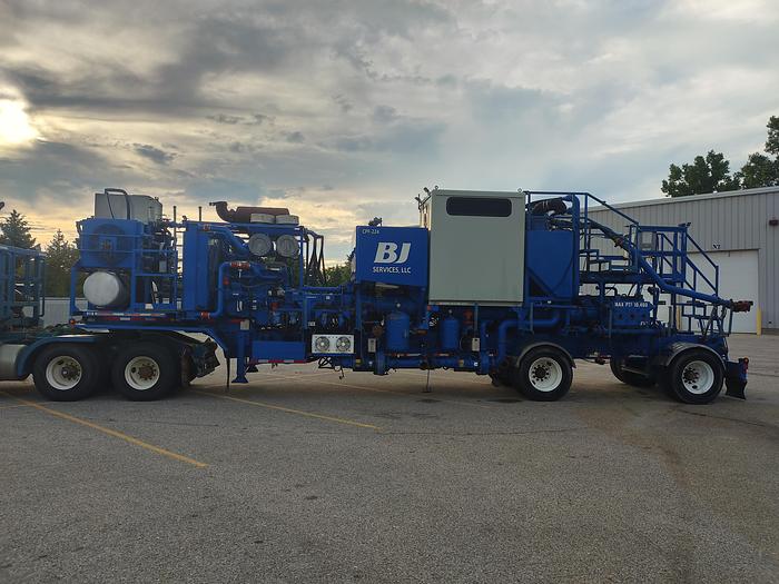 Used 2014 Cement Double Pump Trailer, BJ