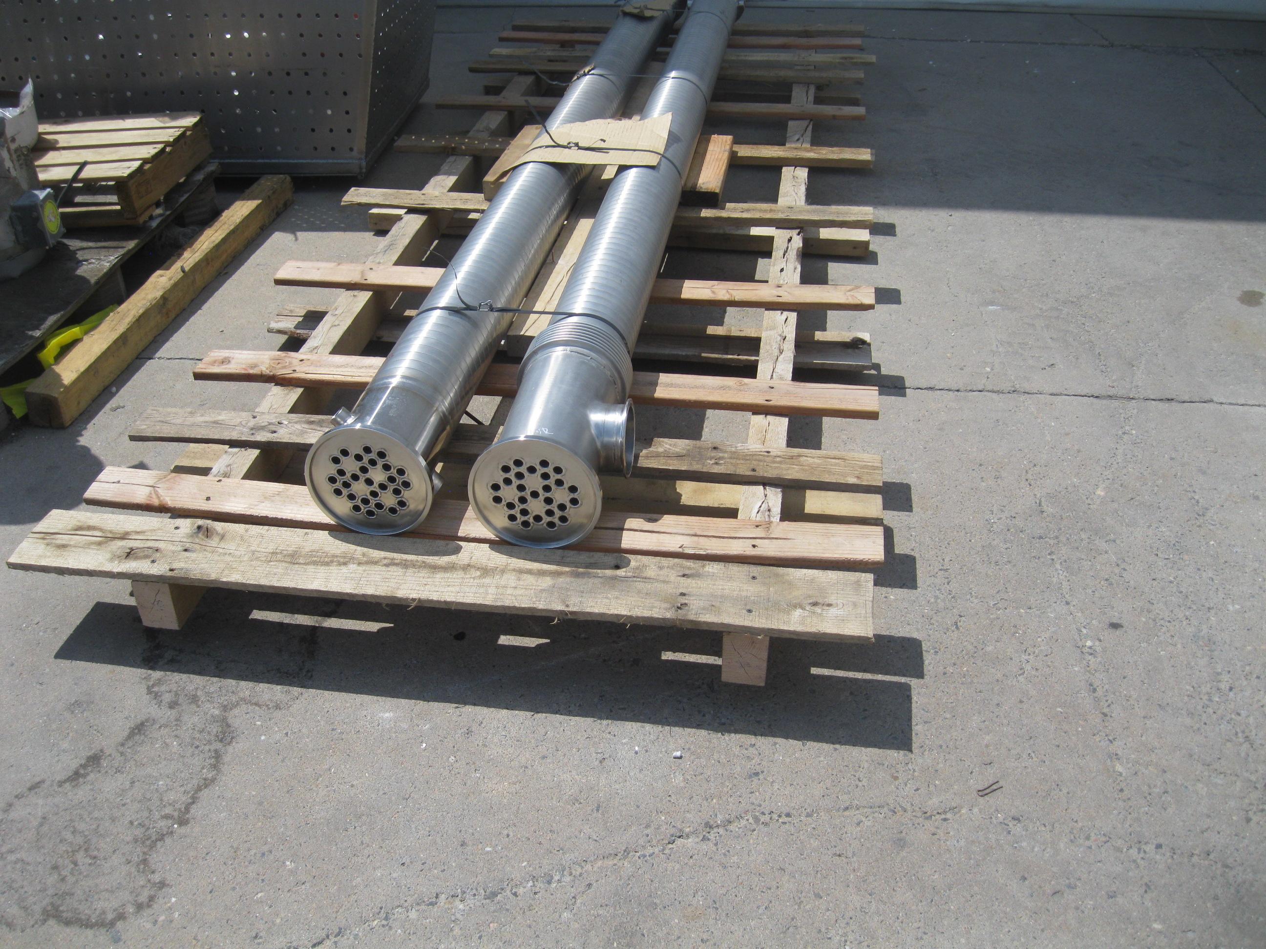 Used 44 SQ. FT. SHELL AND TUBE HEAT EXCHANGER