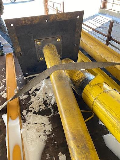 Used 1/2-Ton x 10'-6" Free Standing Jib Crane w/ 1/2-Ton Coffing Hoist