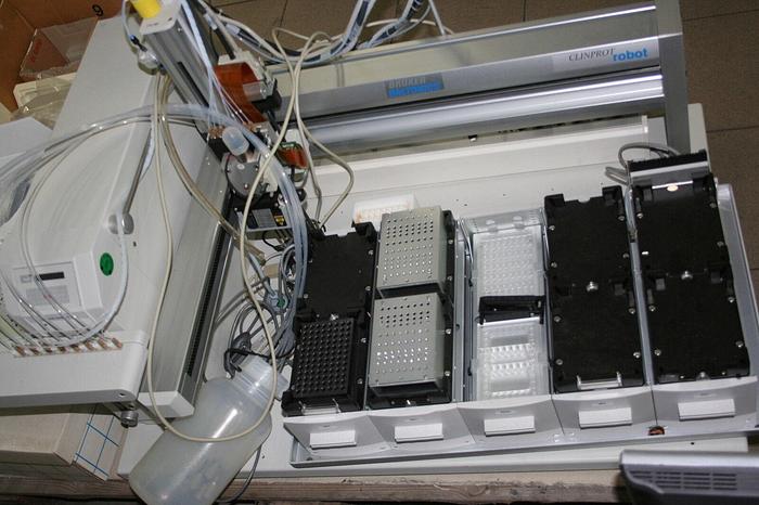 Used Bruker Daltronics Clinprot Robot with Proteineer DP , Gilson