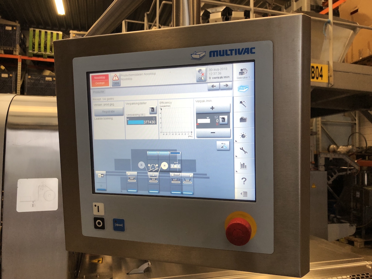 Used Multivac T800 high speed MAP traysealer