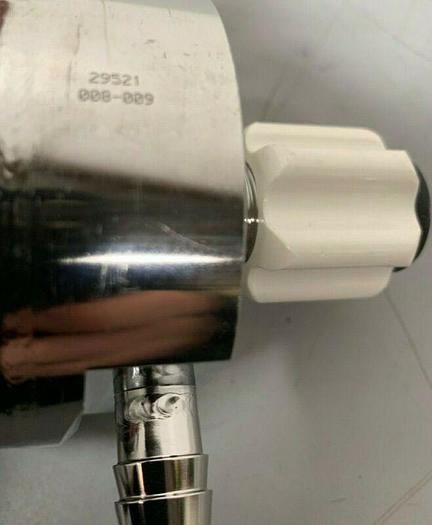 Used Stainless Steel Sample Valve w/ 1/2" to 4" Threaded Fitting