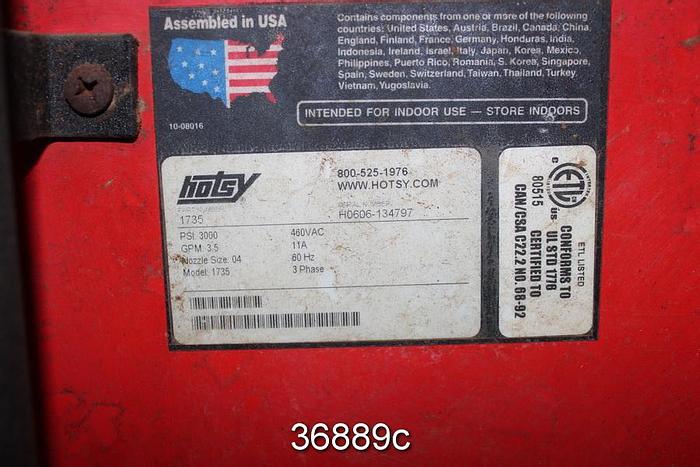 Used Hotsy Model 1735 Pressure Washer #36889