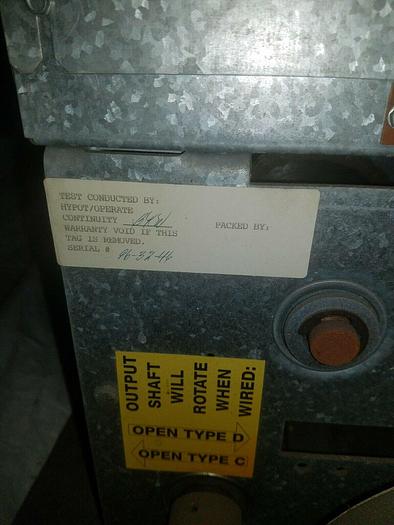 Used 5' x 8' Motorized Overhead Door Roll Up Door with motor and control