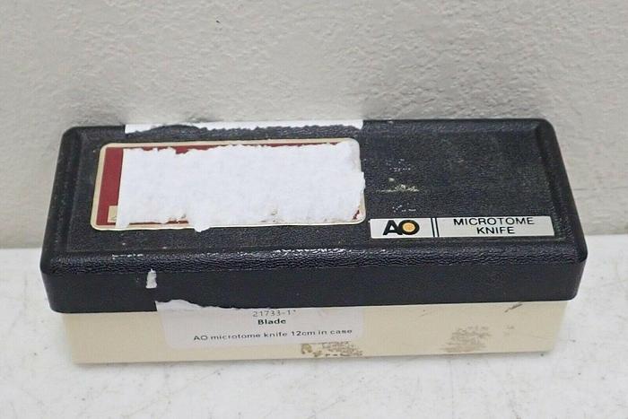 Used AO Microtome Blade Knife, 12 cm