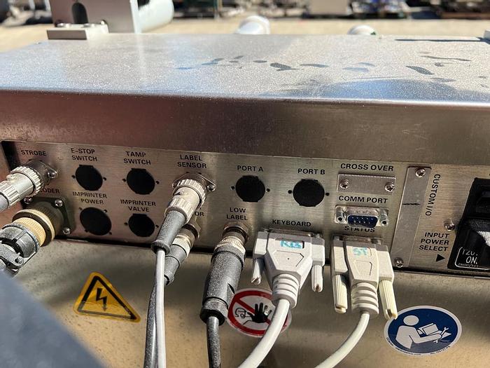 Used Labeler, Pressure Sensitive, Label-Aire, Mdl 3115NV-1500, Top and Bottom, RH #C744430