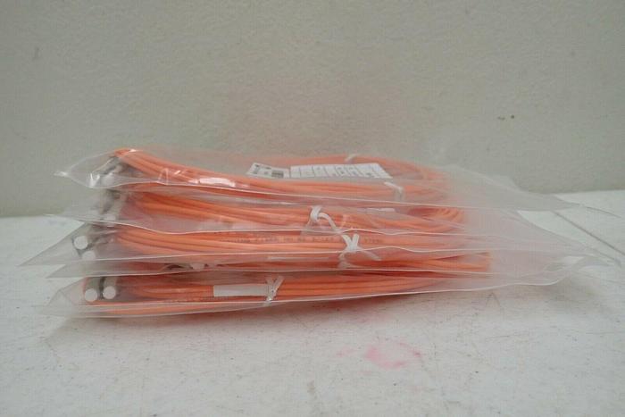 Used Lot of 5 RoHS LCSCDUPMM-3M LC/PC to SC/PC Duplex 62.5/125 Patch Cords, 3 Meter